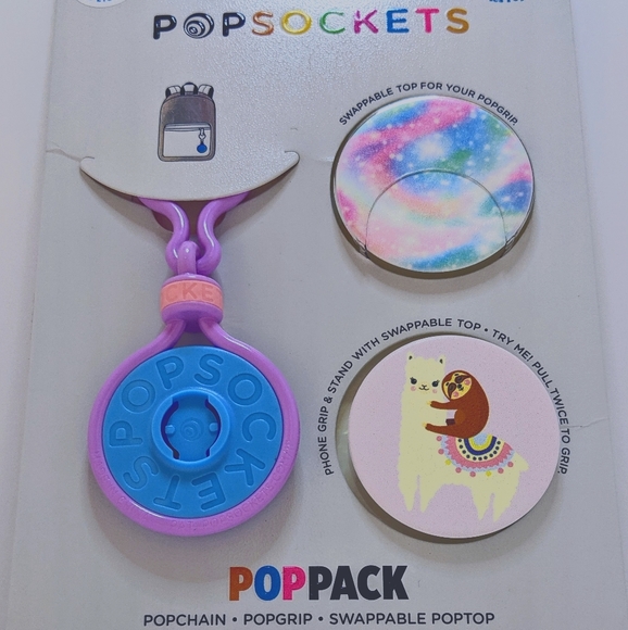 Interchangeable Popgrip Sloth Pop Socket PopSockets+PopChain